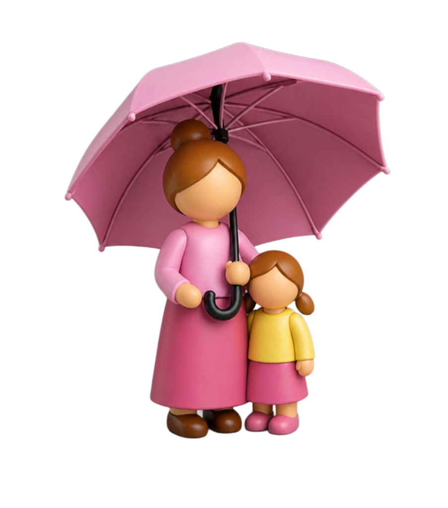 Character Umbrella Family 903x1024