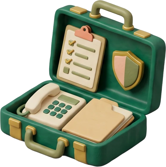 Claims response kit representing practical claims preparation
