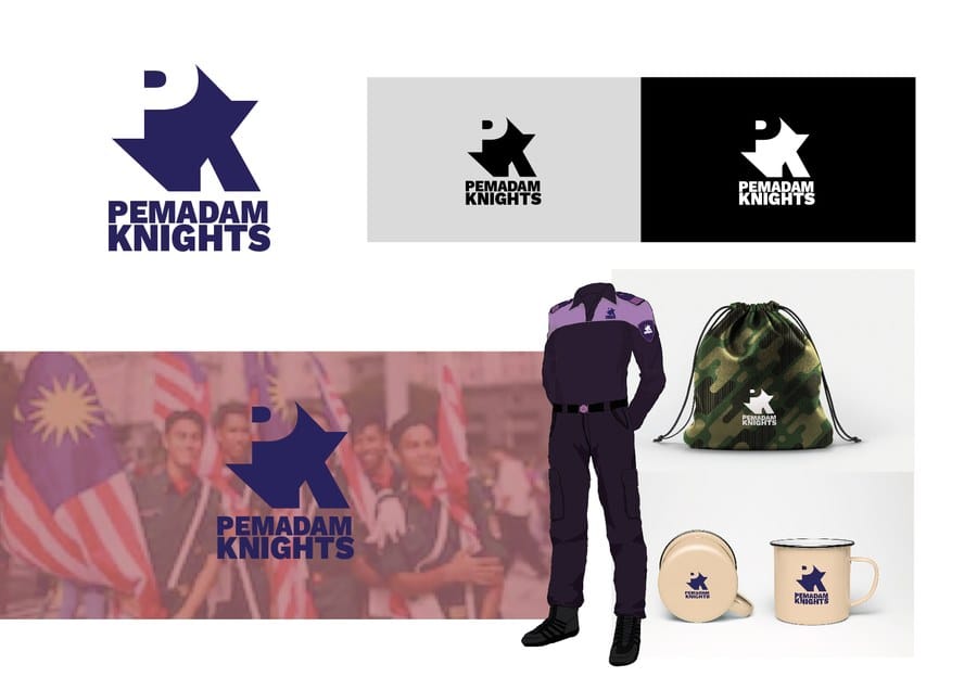 Pemadam Knights brand identity